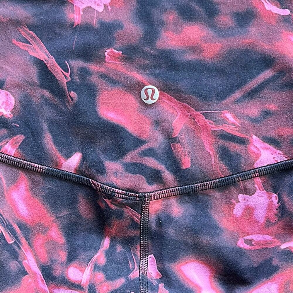 Lululemon Align High Rise 28" Pant Leggings Intensity Pink Blossom Multi 4 - Picture 5 of 6